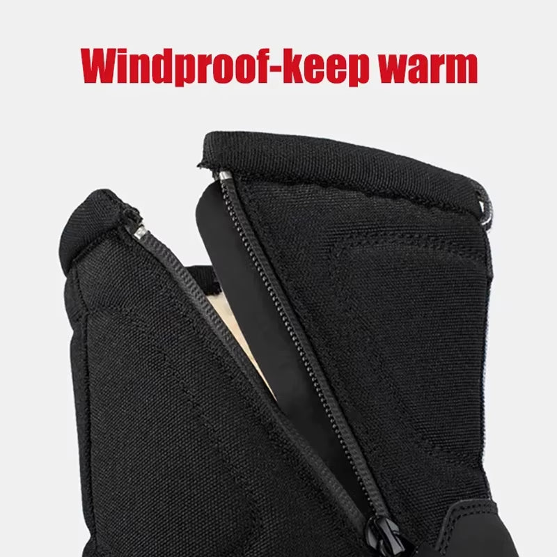 Men'S Winter Waterproof Insulated Shell Warm Inner Comfortable Outdoor Snow Boots
